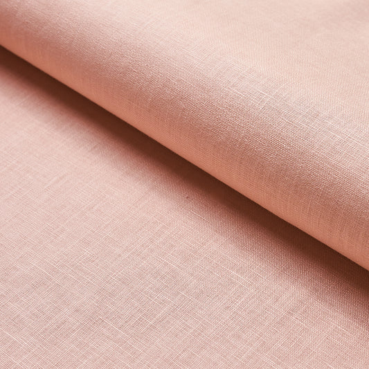 SCHUMACHER  PERFECT BASICS: LINEN LANGE GLAZED LINEN PLAINS PLAINS BLUSH   - 82682