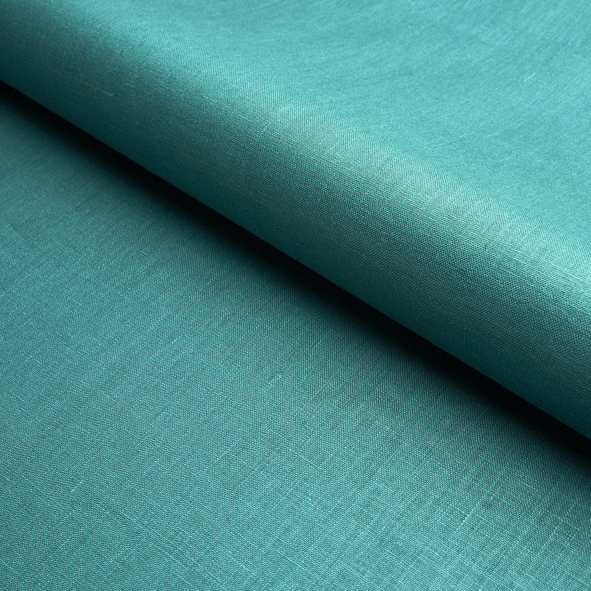 SCHUMACHER  PERFECT BASICS: LINEN LANGE GLAZED LINEN PLAINS PLAINS PEACOCK   - 82686