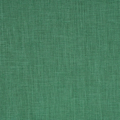 Close-up of green woven fabric texture with visible threads, textile background.