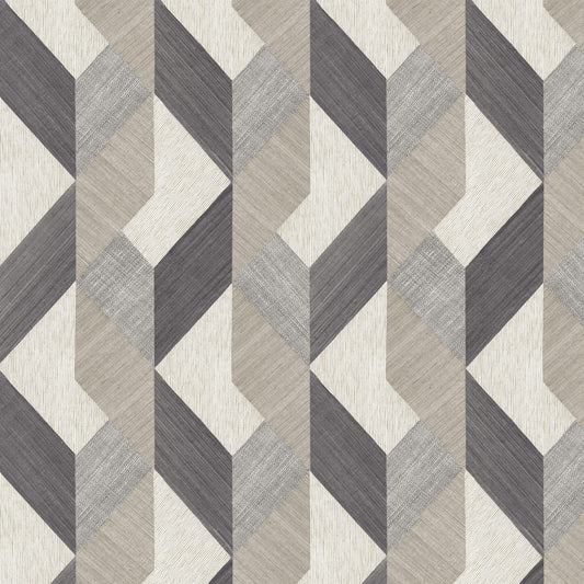 JF Fabrics -Wallpaper 8271 97 Wallpaper Grey, Beige  Non-Woven - 9883997 W9661