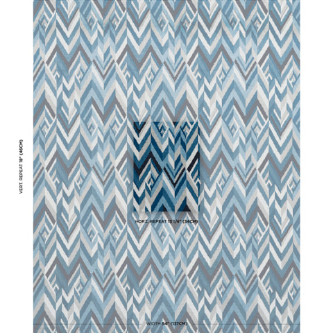 SCHUMACHER  REGINE TAYLOR VELVET   Lapis   - 82740