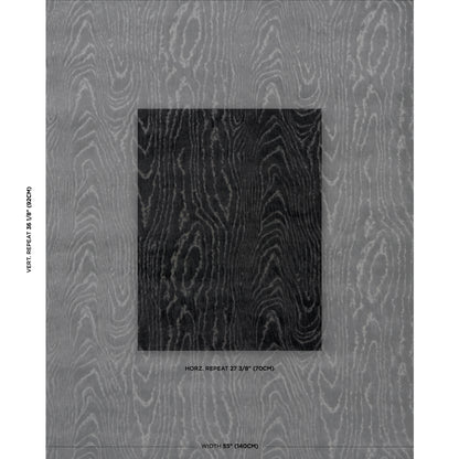 SCHUMACHER  REGINE MARISA MOIRE VELVET CUT VELVET CUT VELVET SMOKE   - 82751