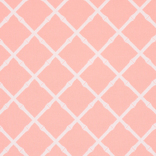 SCHUMACHER  SWING TIME INDOOR/OUTDOOR BAMBOO TRELLIS INDOOR/OUTDOOR PATTERN WOVENS,HIGH PERFORMANCE,INDOOR/OUTDOOR PATTERN WOVENS,HIGH PERFORMANCE,INDOOR/OUTDOOR PINK   - 82761
