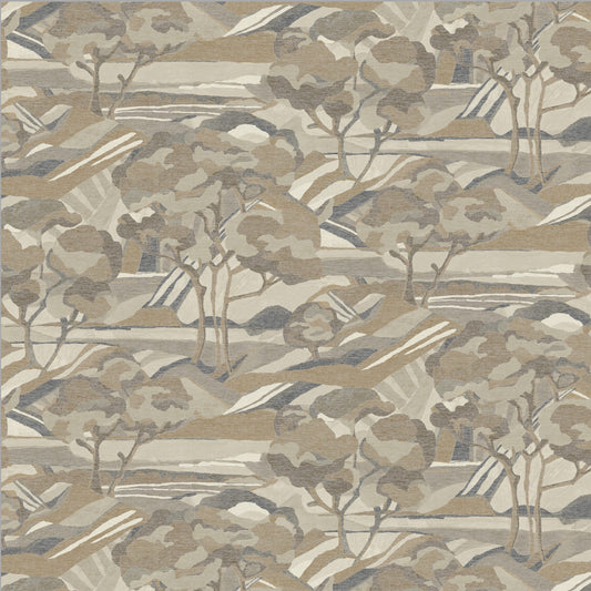 JF Fabrics -Wallpaper 8276 36 Wallpaper Gold, Beige  Non-Woven - 9884436 W9661