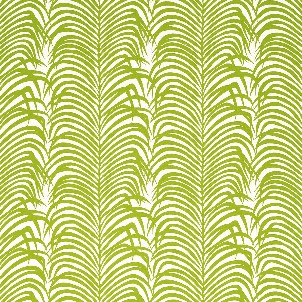 Lime green gradient square with a vertical border of white and dark green curved stripes on the right.