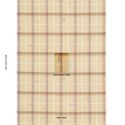 SCHUMACHER  A RUM FELLOW FABLE PATTERN WOVENS PATTERN WOVENS DUNE   - 82843