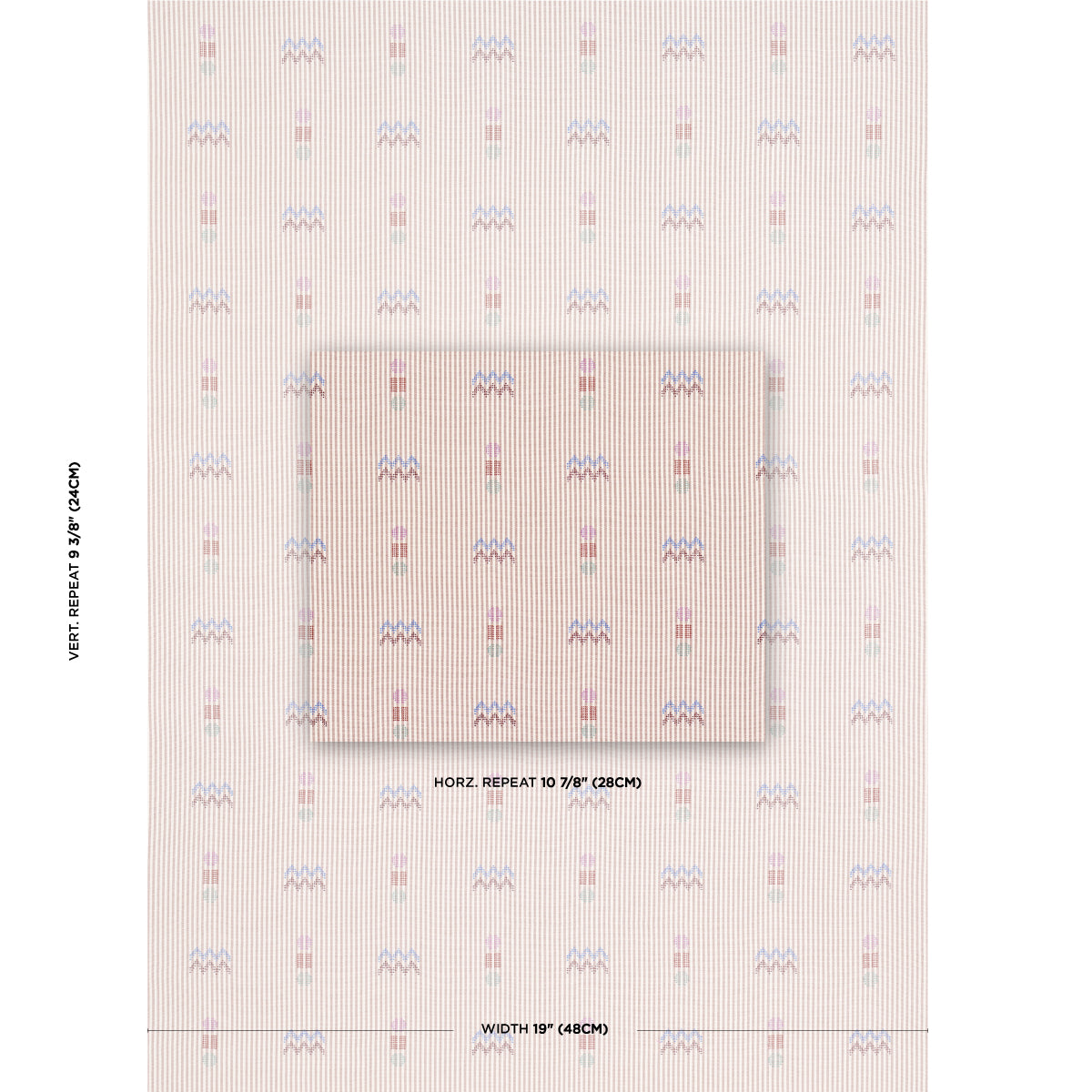 SCHUMACHER  A RUM FELLOW RIBBON PATTERN WOVENS PATTERN WOVENS FIESTA   - 82850