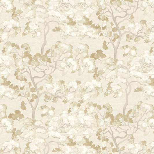 JF Fabrics -Wallpaper 8288 17 Wallpaper Gold  Non-Woven - 10020417 W9761