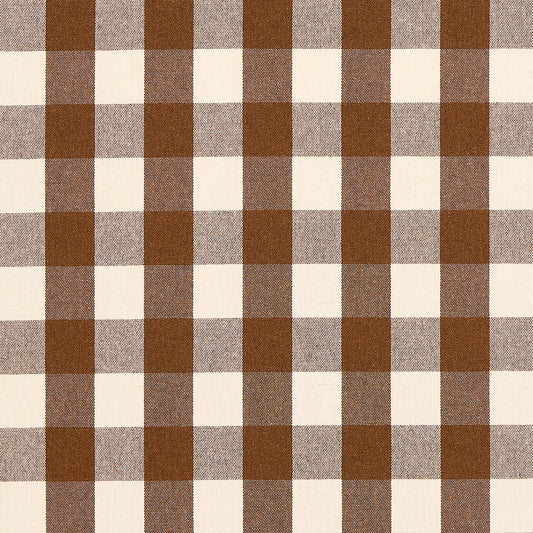 SCHUMACHER  A COUNTRY LIFE DUTTON BUFFALO CHECK PATTERN WOVENS PATTERN WOVENS COFFEE   - 82942