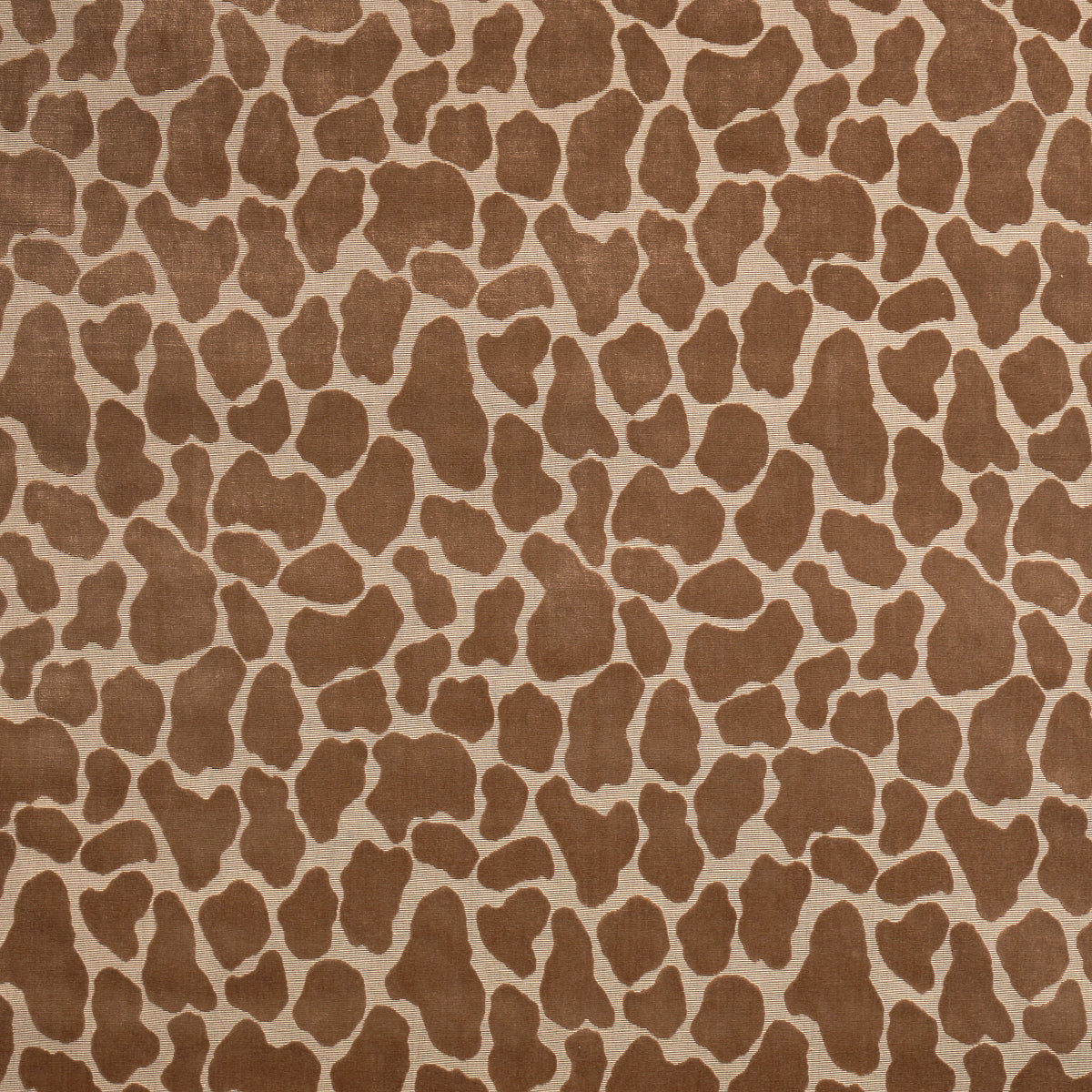 SCHUMACHER FABRIC  CUT & PATTERNED VELVETS GIRAFFE VELVET   SAFARI   - 82970