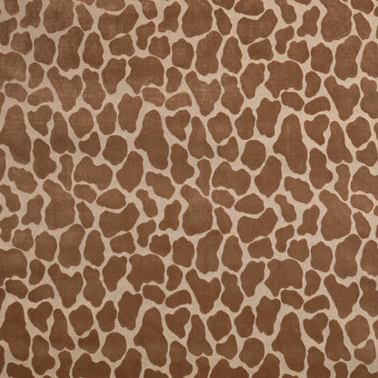 SCHUMACHER FABRIC  CUT & PATTERNED VELVETS GIRAFFE VELVET   SAFARI   - 82970