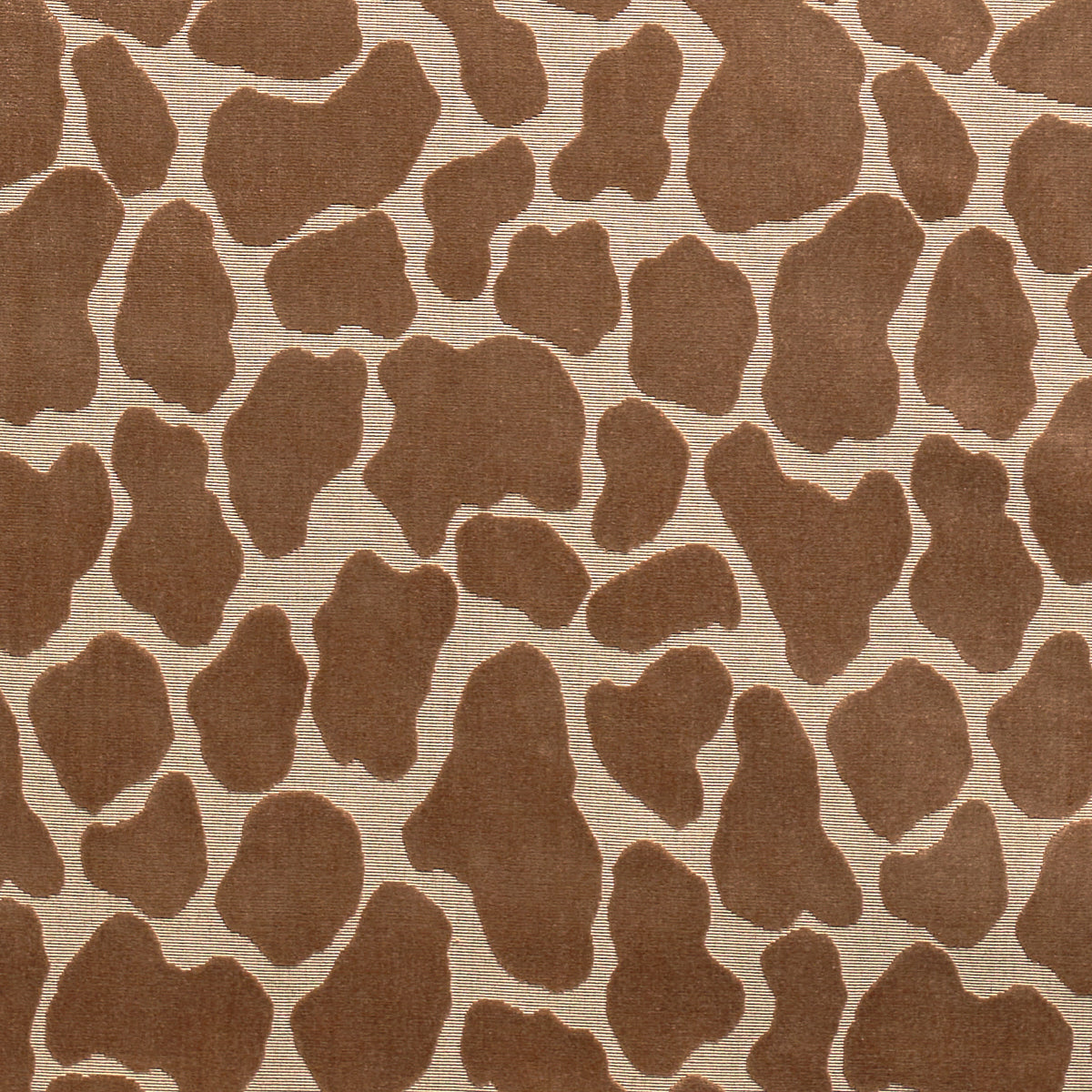 SCHUMACHER FABRIC  CUT & PATTERNED VELVETS GIRAFFE VELVET   SAFARI   - 82970