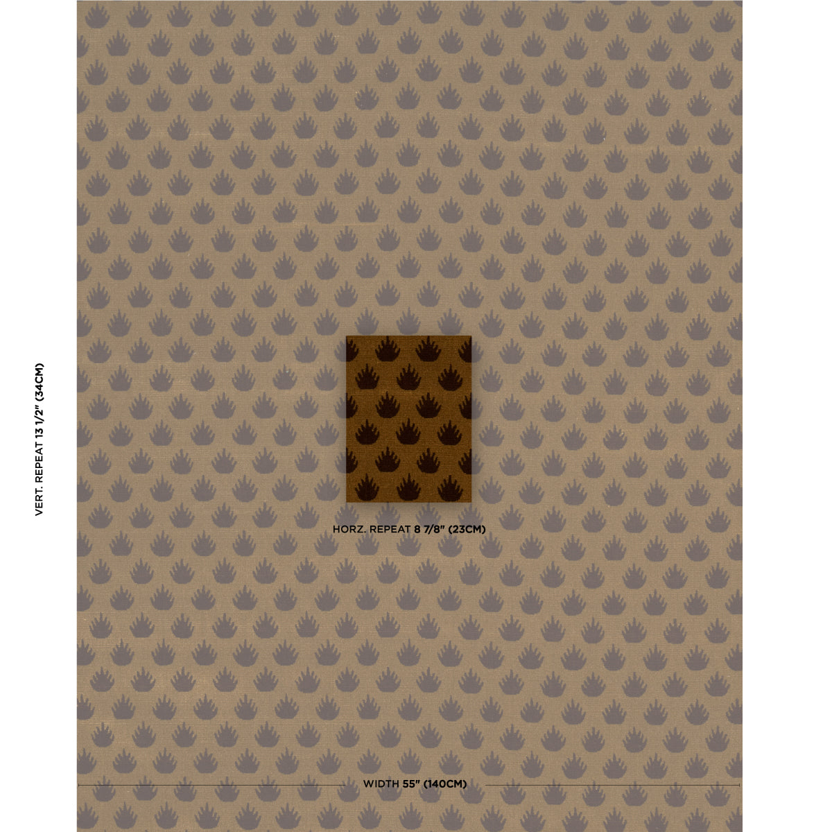 SCHUMACHER  CUT & PATTERNED VELVETS CORONATION VELVET VELVETS VELVETS BRONZE   - 82980