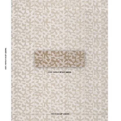 SCHUMACHER  CUT & PATTERNED VELVETS MODERN DANCE VELVET VELVETS,CUT VELVET VELVETS,CUT VELVET CHAMPAGNE   - 82991