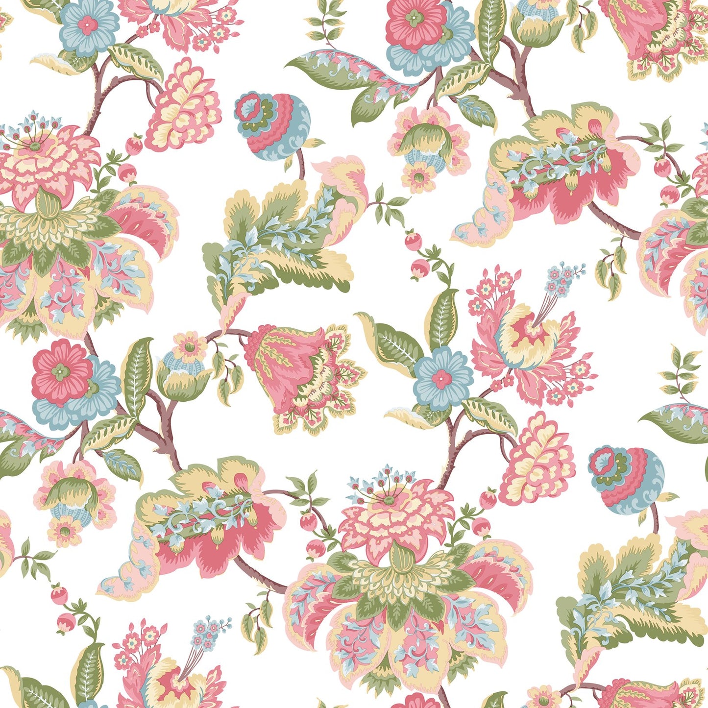 GALERIE WALLCOVERINGS Blooming Garden    Pink   - 8301
