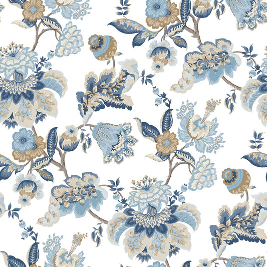 GALERIE WALLCOVERINGS Blooming Garden    Blue   - 8303