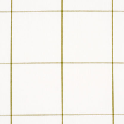Olive check-pattern woven fabric.