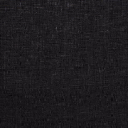 Dark charcoal linen fabric texture with visible weave, suitable for upholstery or clothing.