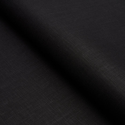 SCHUMACHER  PERFECT BASICS: LINEN MIDDLETON LINEN PLAINS PLAINS BLACK   - 83041
