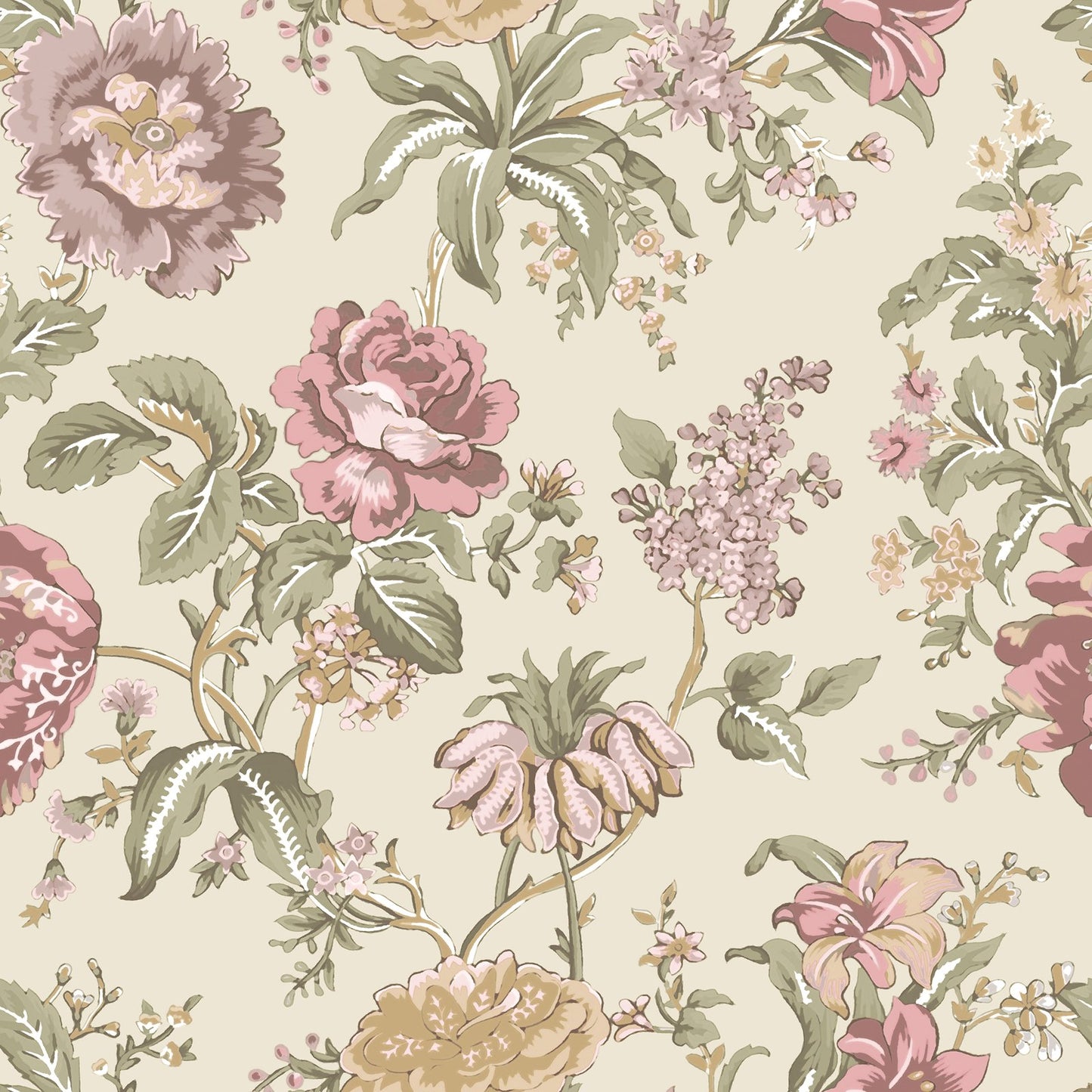 GALERIE WALLCOVERINGS Blooming Garden    Green   - 8306