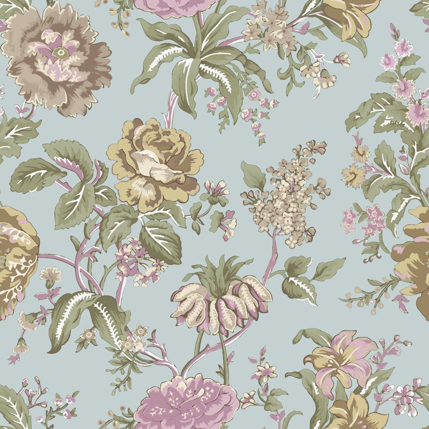 GALERIE WALLCOVERINGS Blooming Garden    Blue   - 8307
