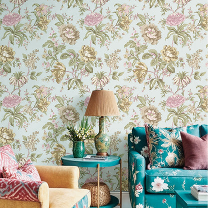 GALERIE WALLCOVERINGS Blooming Garden    Blue   - 8307