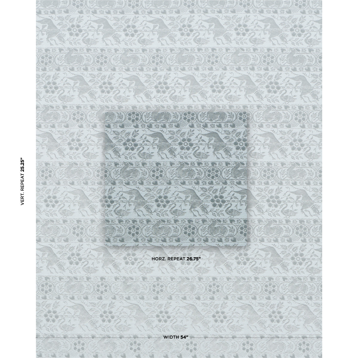 SCHUMACHER  SCHUMACHER CLASSICS ANIMALI WOVEN WOVEN SLATE BLUE   - 83120