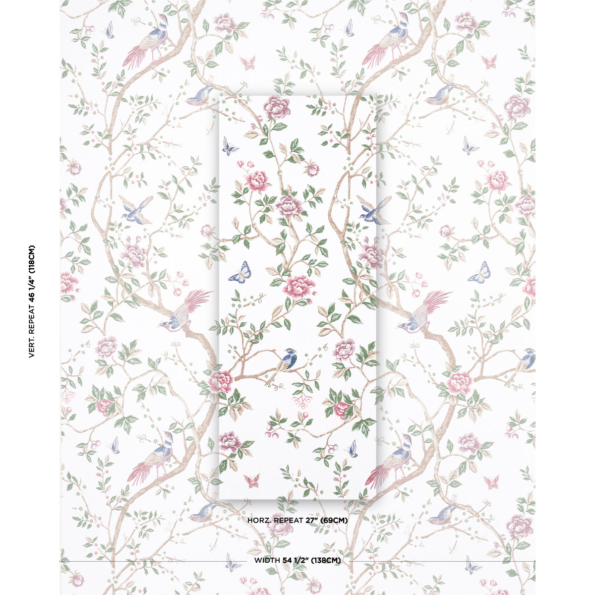 SCHUMACHER  SCHUMACHER CLASSICS GEORGIA VINE DRY CLEAN RECOMMENDED DRY CLEAN RECOMMENDED IVORY   - 83150