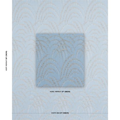 SCHUMACHER  RHYTHM IN MOTION VOUSSOIR MODERNE WOVEN WOVEN SLATE   - 83160