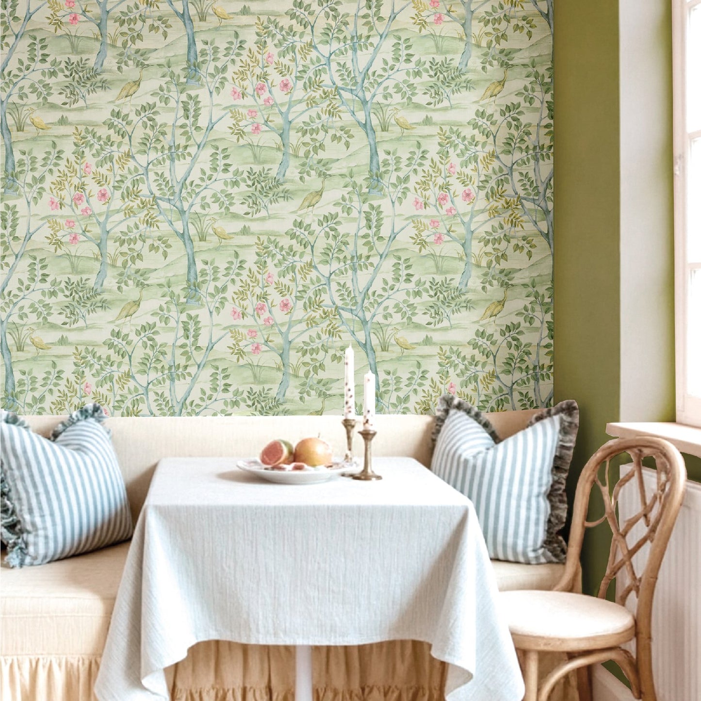 GALERIE WALLCOVERINGS Blooming Garden    Green   - 8317