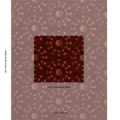 SCHUMACHER  CHARLAP HYMAN & HERRERO MOON PHASE VELVET   Red   - 83191