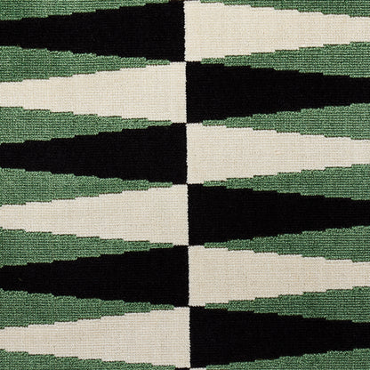 SCHUMACHER  MARY MCDONALD BACKGAMMON CUT VELVET CUT VELVET CUT VELVET GREEN   - 83202
