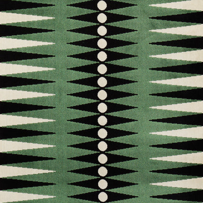 SCHUMACHER  MARY MCDONALD BACKGAMMON CUT VELVET CUT VELVET CUT VELVET GREEN   - 83202