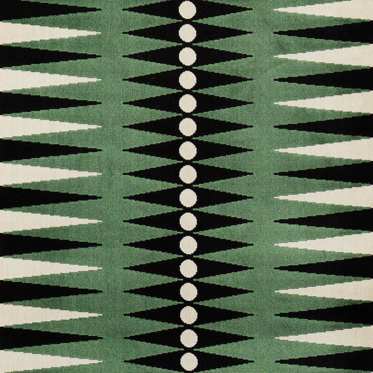 SCHUMACHER  MARY MCDONALD BACKGAMMON CUT VELVET CUT VELVET CUT VELVET GREEN   - 83202