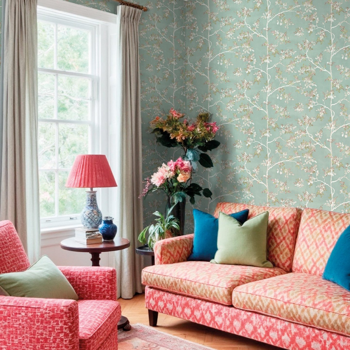 GALERIE WALLCOVERINGS Blooming Garden    Blue   - 8321