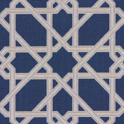 SCHUMACHER  MARY MCDONALD LE MAROC ??PINGL?? WOVEN WOVEN BLUE   - 83220