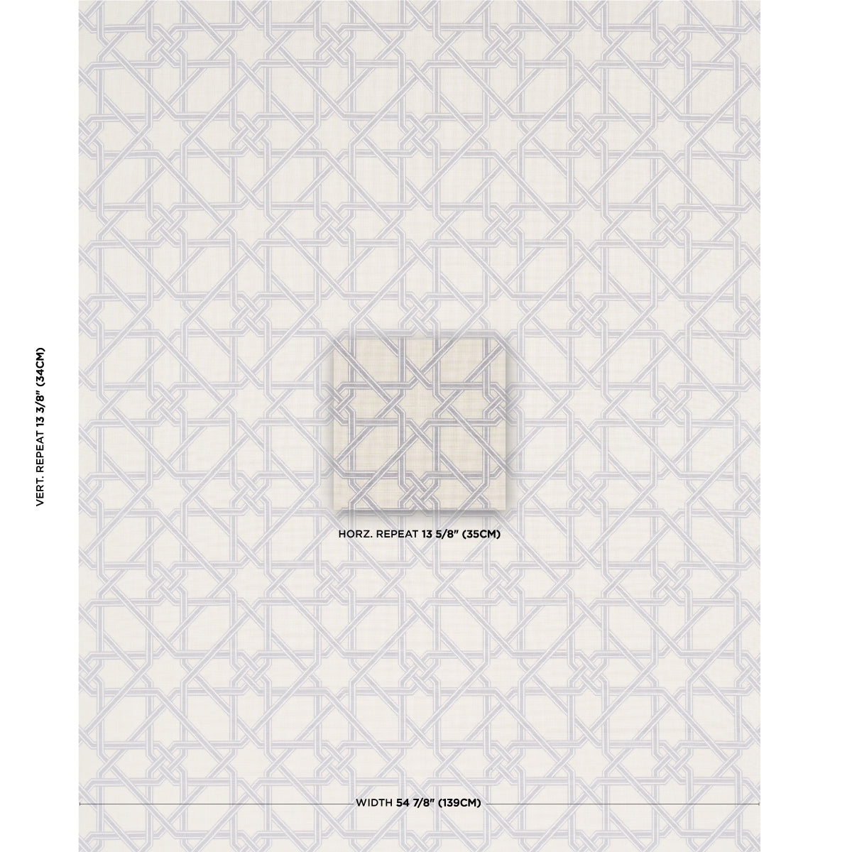 SCHUMACHER  MARY MCDONALD LE MAROC ??PINGL?? WOVEN WOVEN DOVE   - 83221