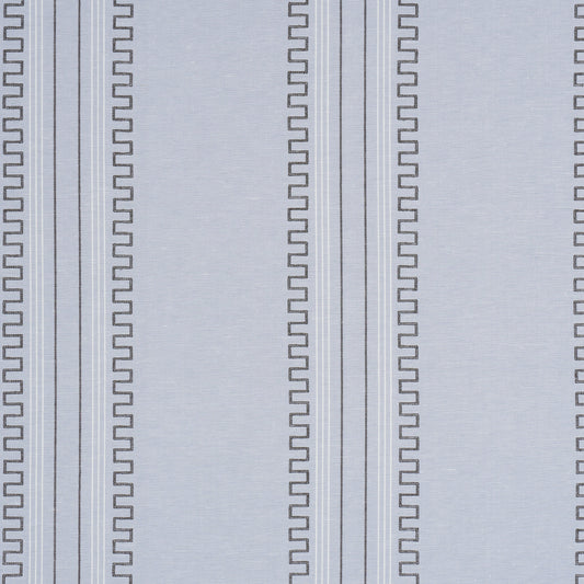 SCHUMACHER  MARY MCDONALD GRECO STRIPE PATTERN WOVENS PATTERN WOVENS CHAMBRAY   - 83230