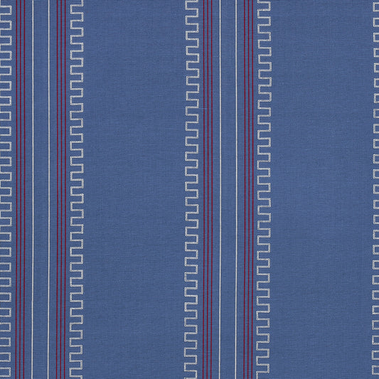 SCHUMACHER  MARY MCDONALD GRECO STRIPE PATTERN WOVENS PATTERN WOVENS NAVY   - 83231