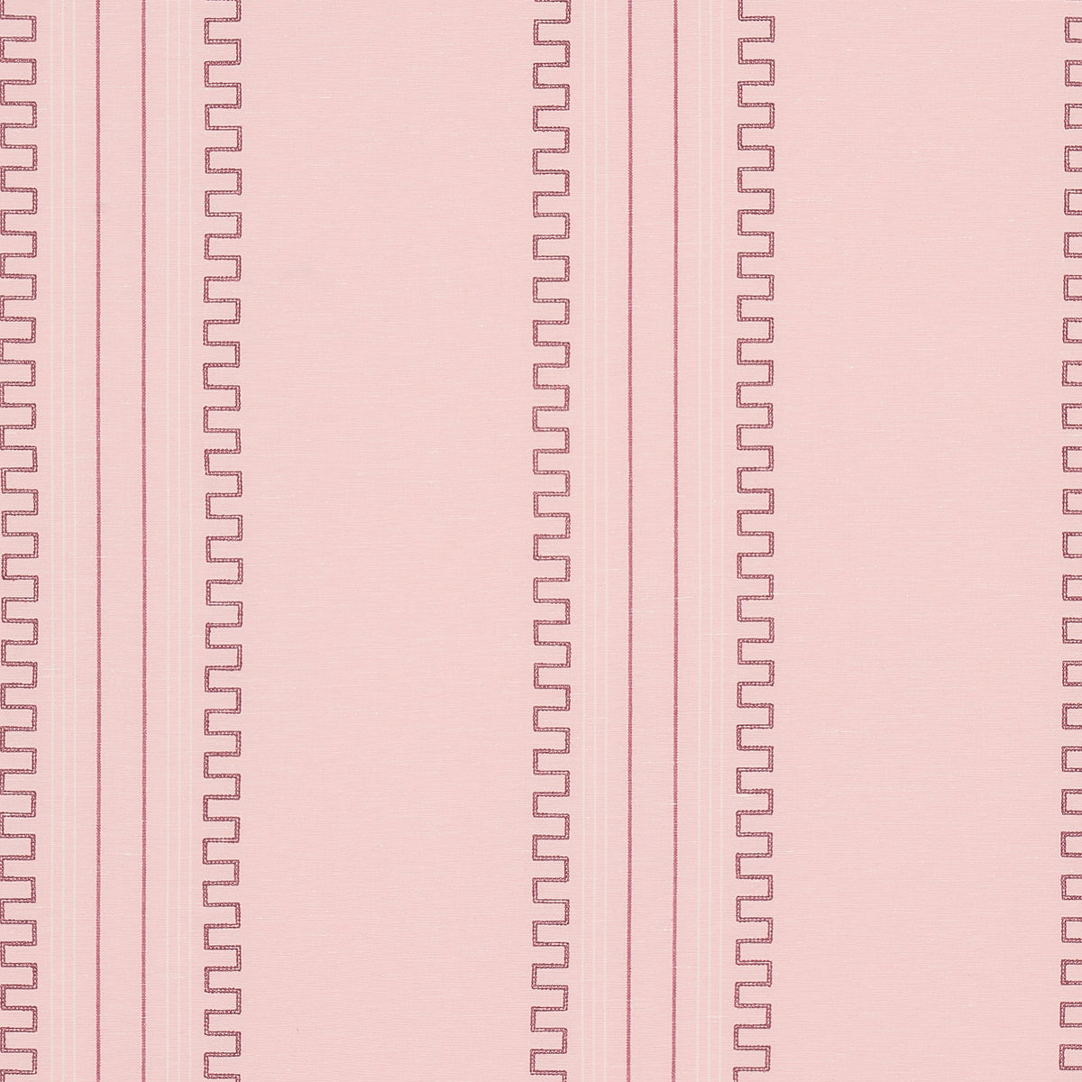 Pink Greco stripe pattern woven fabric - 83233