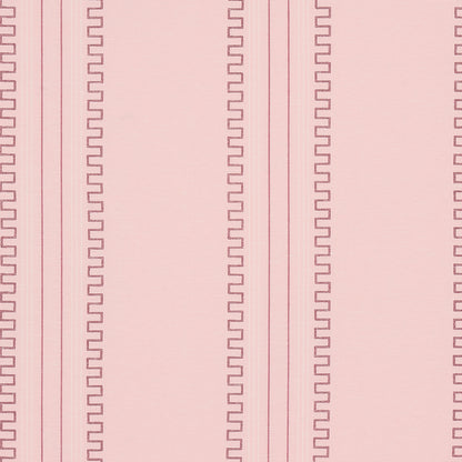 Pink Greco stripe pattern woven fabric - 83233