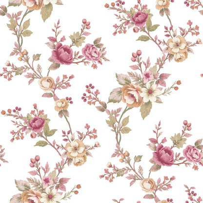 GALERIE WALLCOVERINGS Blooming Garden    Red   - 8326