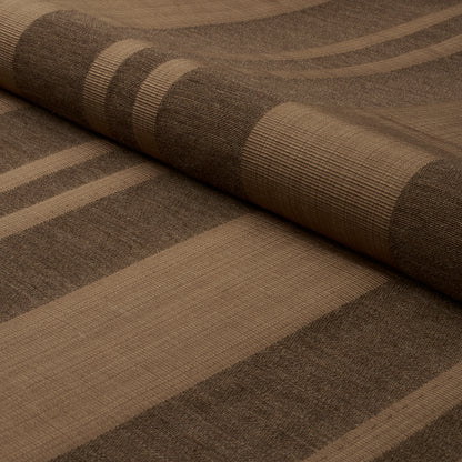 SCHUMACHER  PATTERSON FLYNN SIMON WOOL LINEN STRIPE PATTERN WOVENS,TEXTURES PATTERN WOVENS,TEXTURES BROWN   - 83260