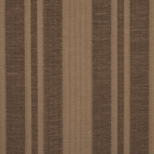 SCHUMACHER  PATTERSON FLYNN SIMON WOOL LINEN STRIPE PATTERN WOVENS,TEXTURES PATTERN WOVENS,TEXTURES BROWN   - 83260