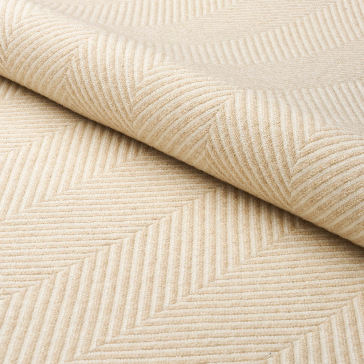 SCHUMACHER  PATTERSON FLYNN MILO WOOL HERRINGBONE TEXTURES,PATTERN WOVENS TEXTURES,PATTERN WOVENS NATURAL   - 83270