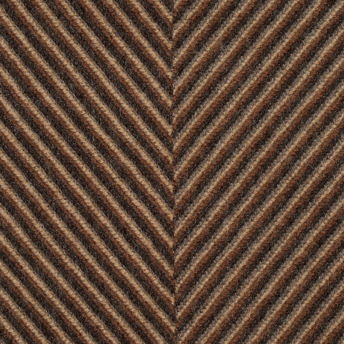 SCHUMACHER  PATTERSON FLYNN MILO WOOL HERRINGBONE TEXTURES,PATTERN WOVENS TEXTURES,PATTERN WOVENS ESPRESSO   - 83271