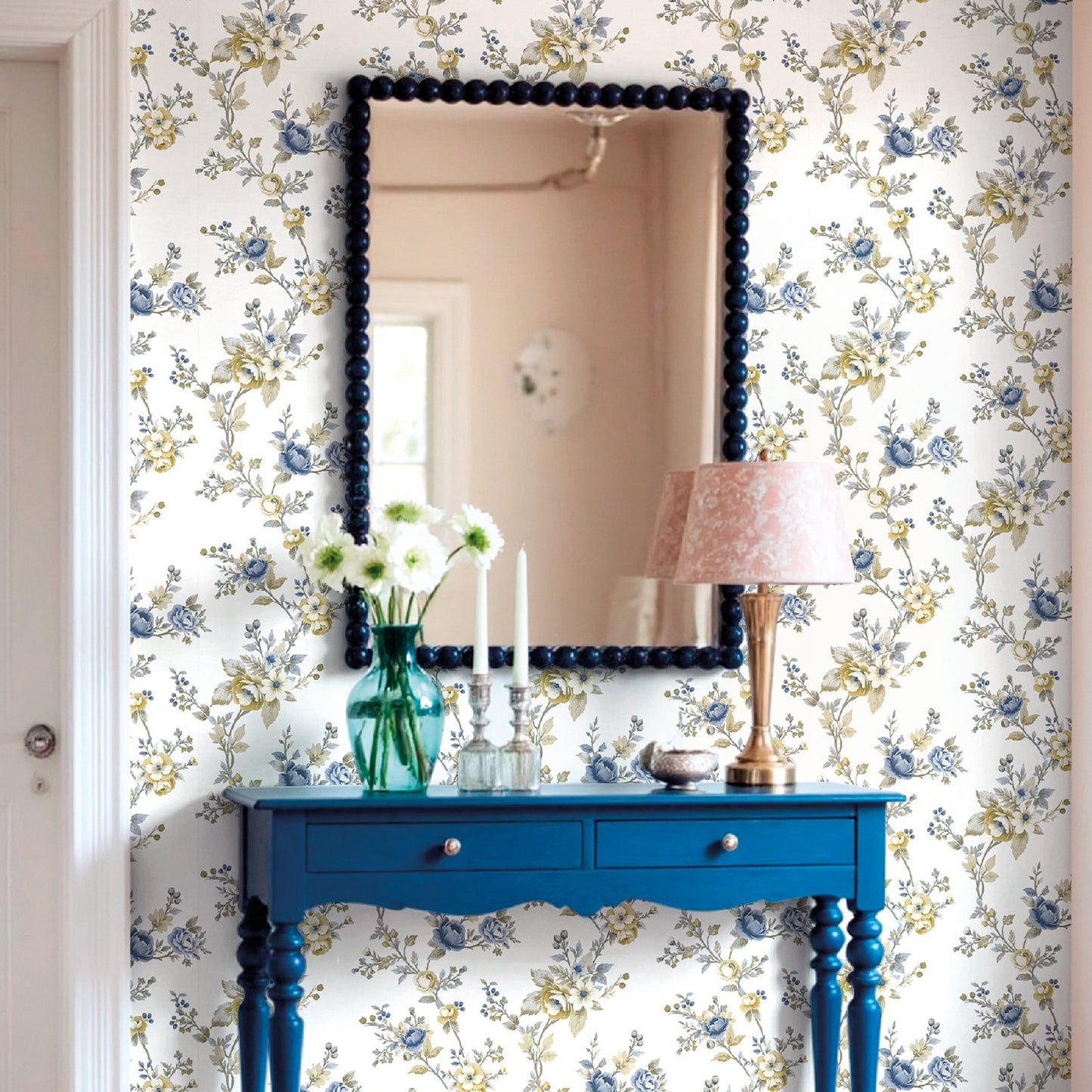 GALERIE WALLCOVERINGS Blooming Garden    Blue   - 8327