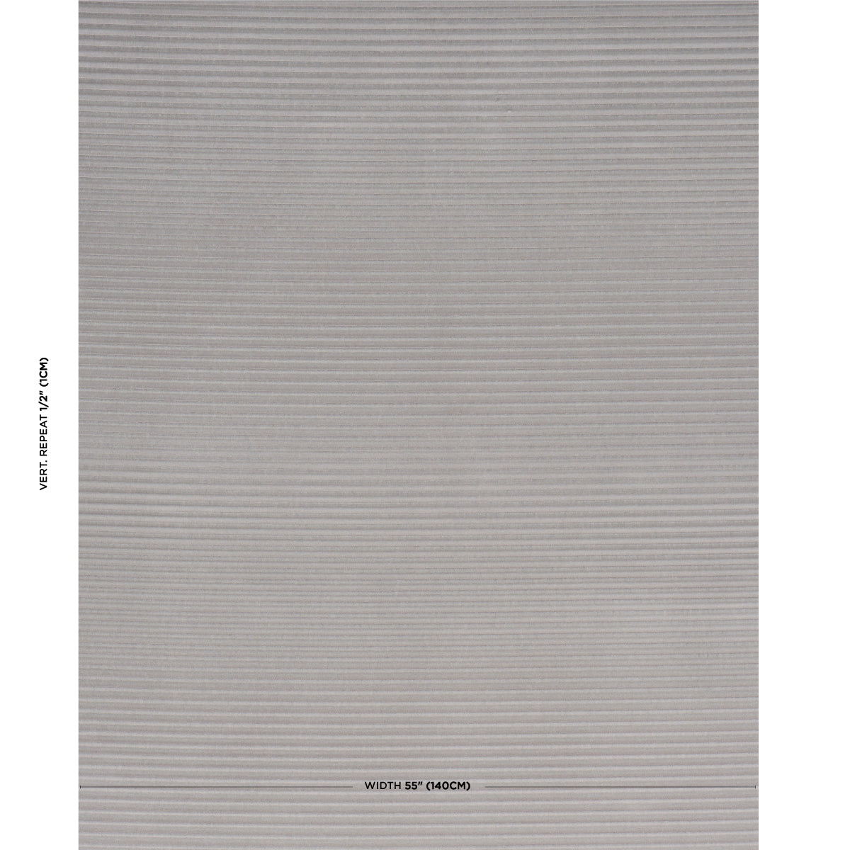 Otter grey velvet fabric with subtle channeled texture.