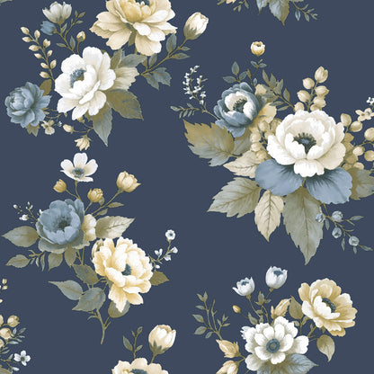GALERIE WALLCOVERINGS Blooming Garden    Blue   - 8332