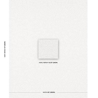 SCHUMACHER  PATTERSON FLYNN FLORA CASHMERE DAMASK PATTERN WOVENS PATTERN WOVENS GREY   - 83321